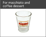 for macchiato and coffee dessert